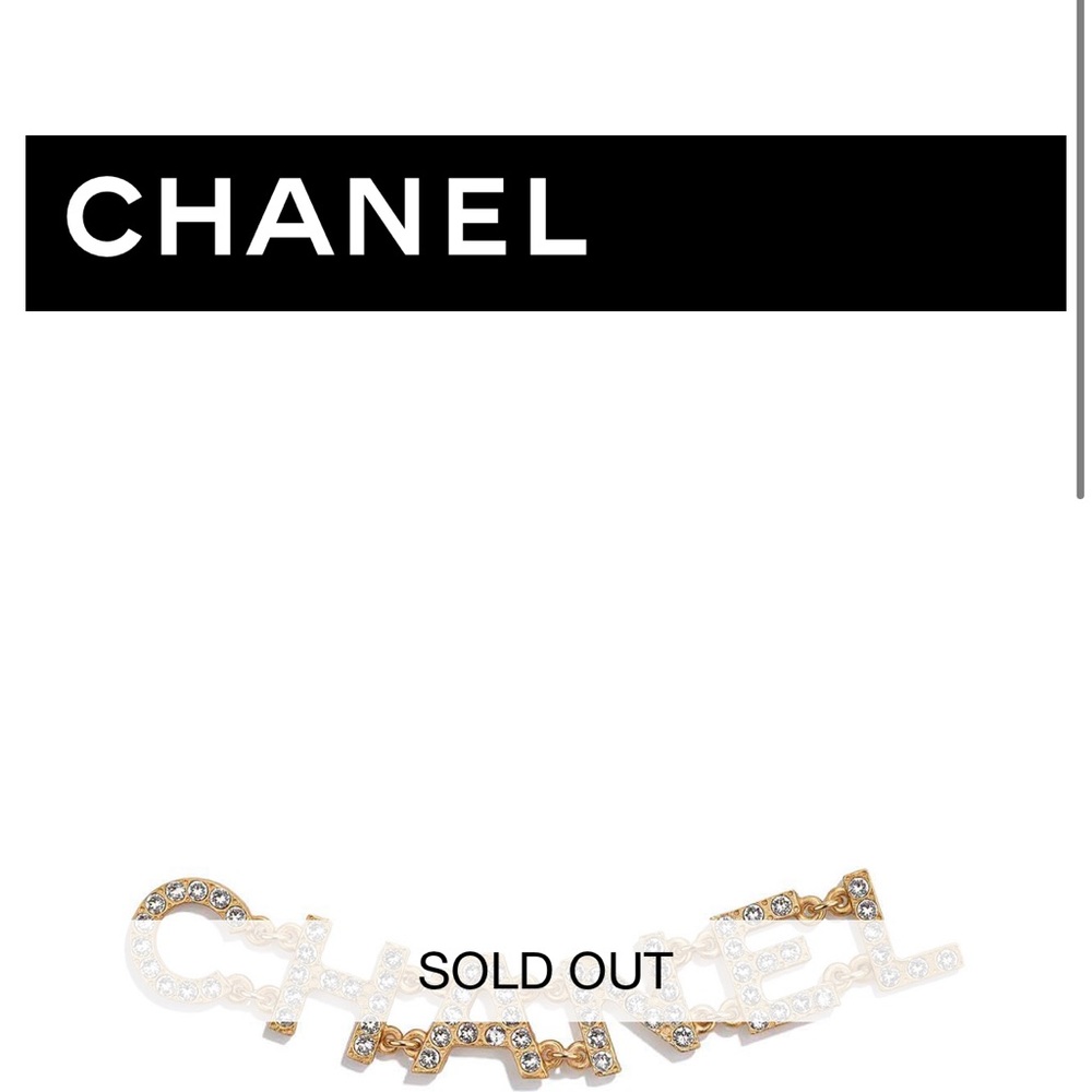 Chanel Gold and Crystal Brooch - Timeless Elegance, Instant Glamour! - Picture 5 of 7